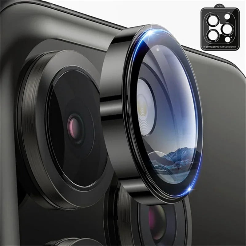 iPhone 15 / 16 Pro Max Camera Lens Protector 2–3Pcs Full Cover Glass