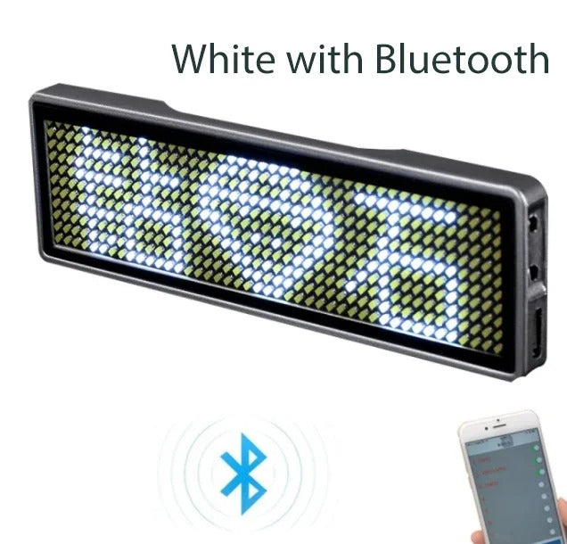 DIY Bluetooth Programmable LED Name Badge Display