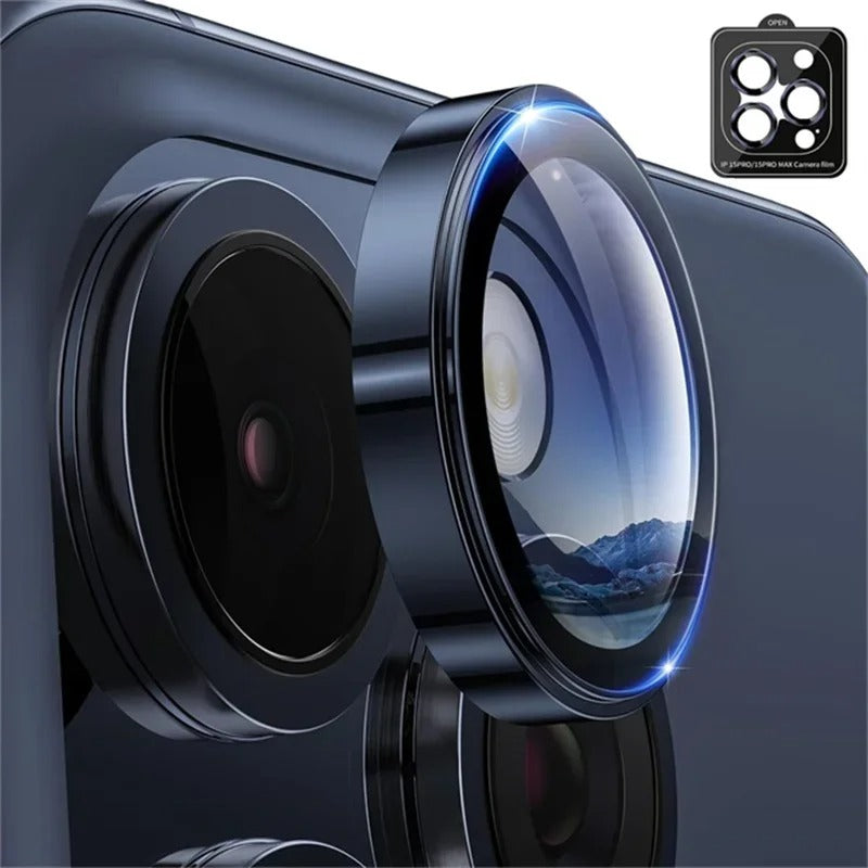 iPhone 15 / 16 Pro Max Camera Lens Protector 2–3Pcs Full Cover Glass