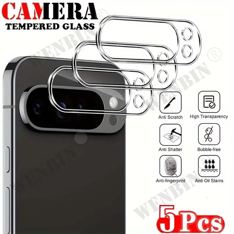 Google Pixel Camera Lens Protector 5Pcs Full Cover Glass