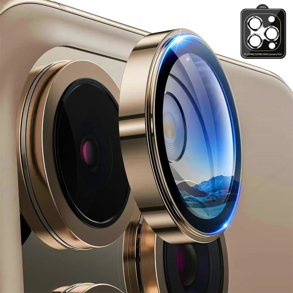 iPhone 15 / 16 Pro Max Camera Lens Protector 2–3Pcs Full Cover Glass