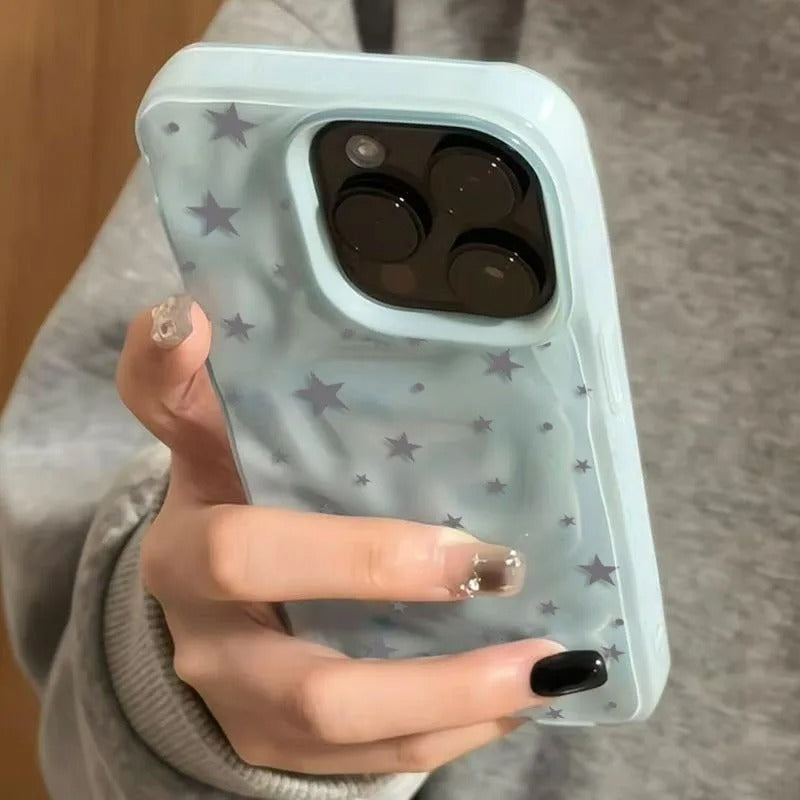Minimalist Star Wave Shockproof Phone Case iPhone Series