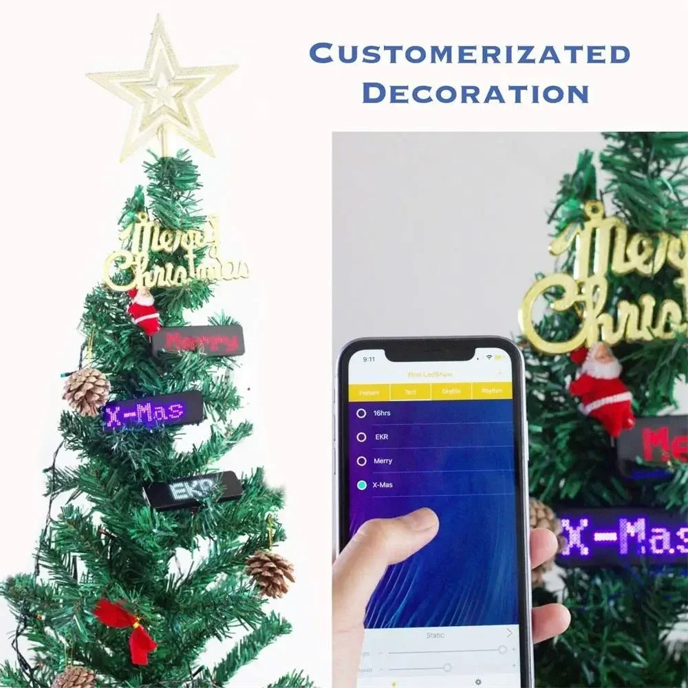 DIY Bluetooth Programmable LED Name Badge Display