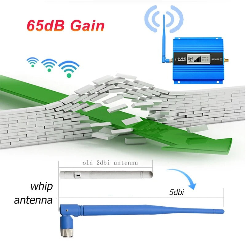 GSM 4G LTE Signal Amplifier with Antenna and Cable