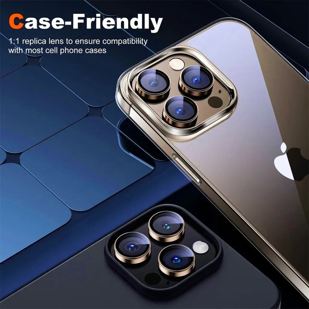 iPhone 15 / 16 Pro Max Camera Lens Protector 2–3Pcs Full Cover Glass