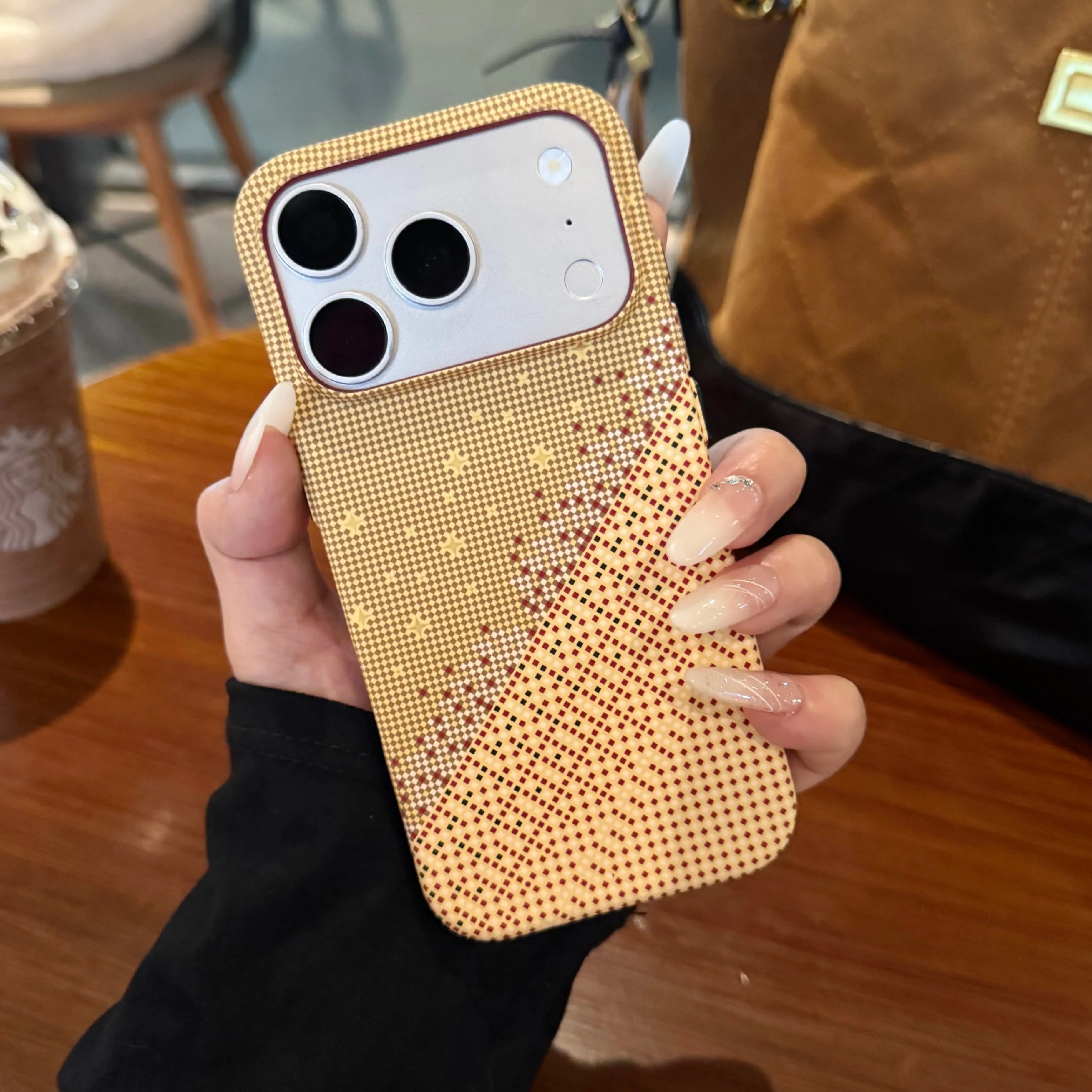 Luxury Kevlar Carbon Fiber Magnetic Case iPhone 17 Pro Max