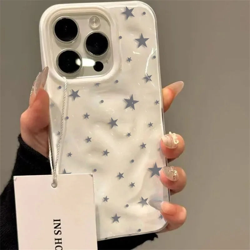 Minimalist Star Wave Shockproof Phone Case iPhone Series