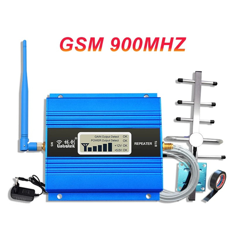 GSM 4G LTE Signal Amplifier with Antenna and Cable