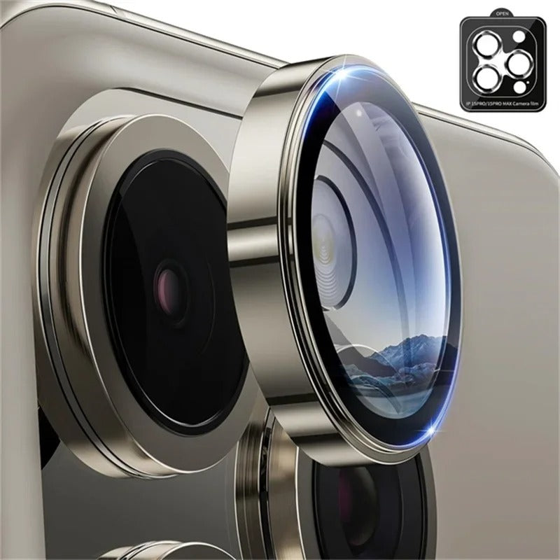 iPhone 15 / 16 Pro Max Camera Lens Protector 2–3Pcs Full Cover Glass