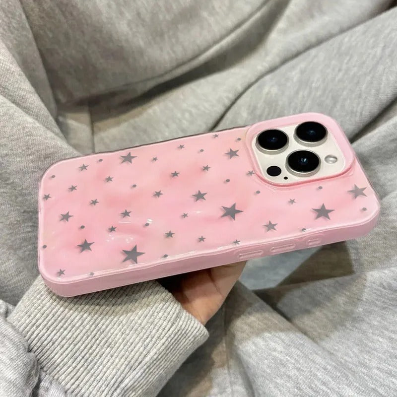Minimalist Star Wave Shockproof Phone Case iPhone Series