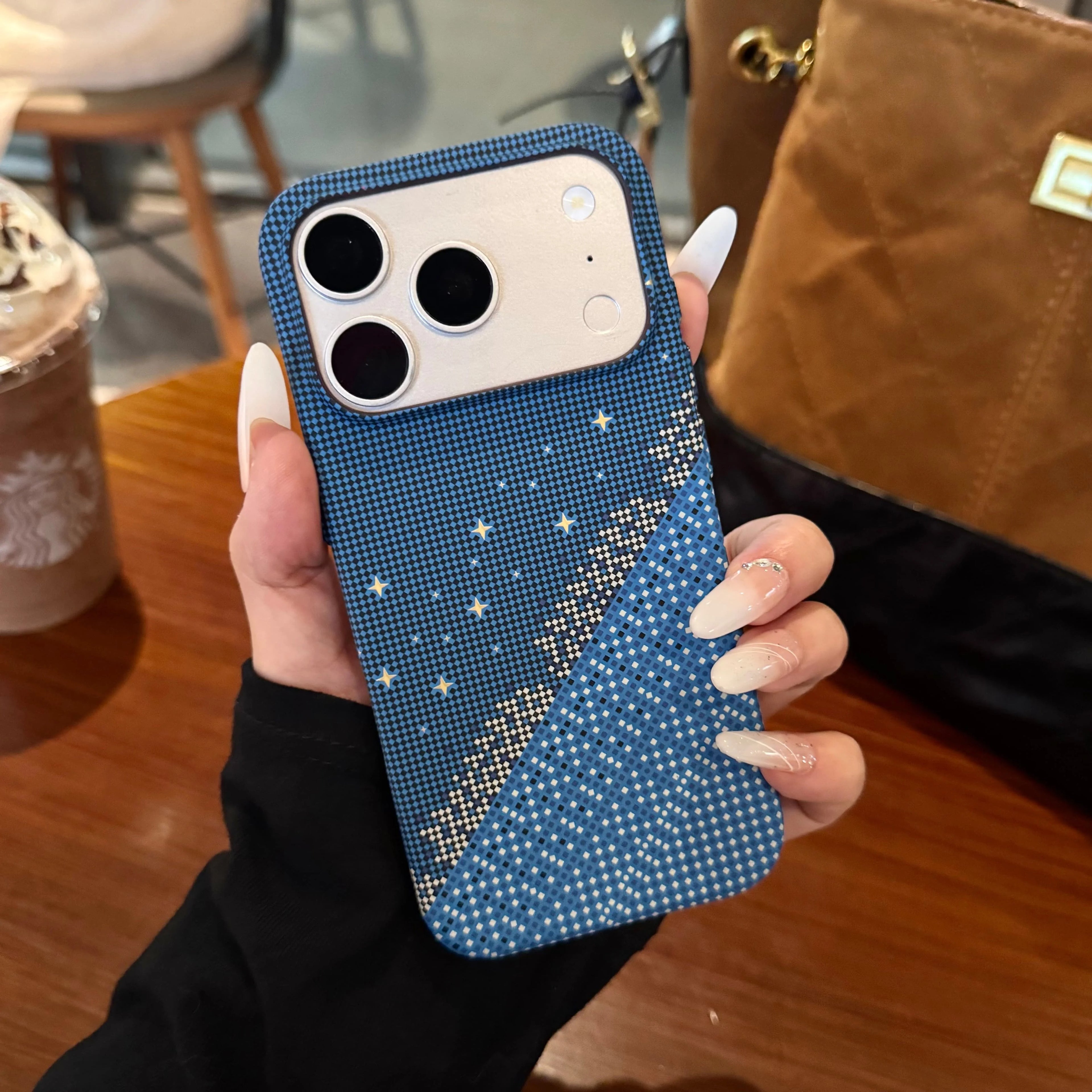 Luxury Kevlar Carbon Fiber Magnetic Case iPhone 17 Pro Max